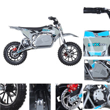Load image into Gallery viewer, SYX MOTO KBE 500W 36V Electric Beginner Kids Mini Dirt Bike
