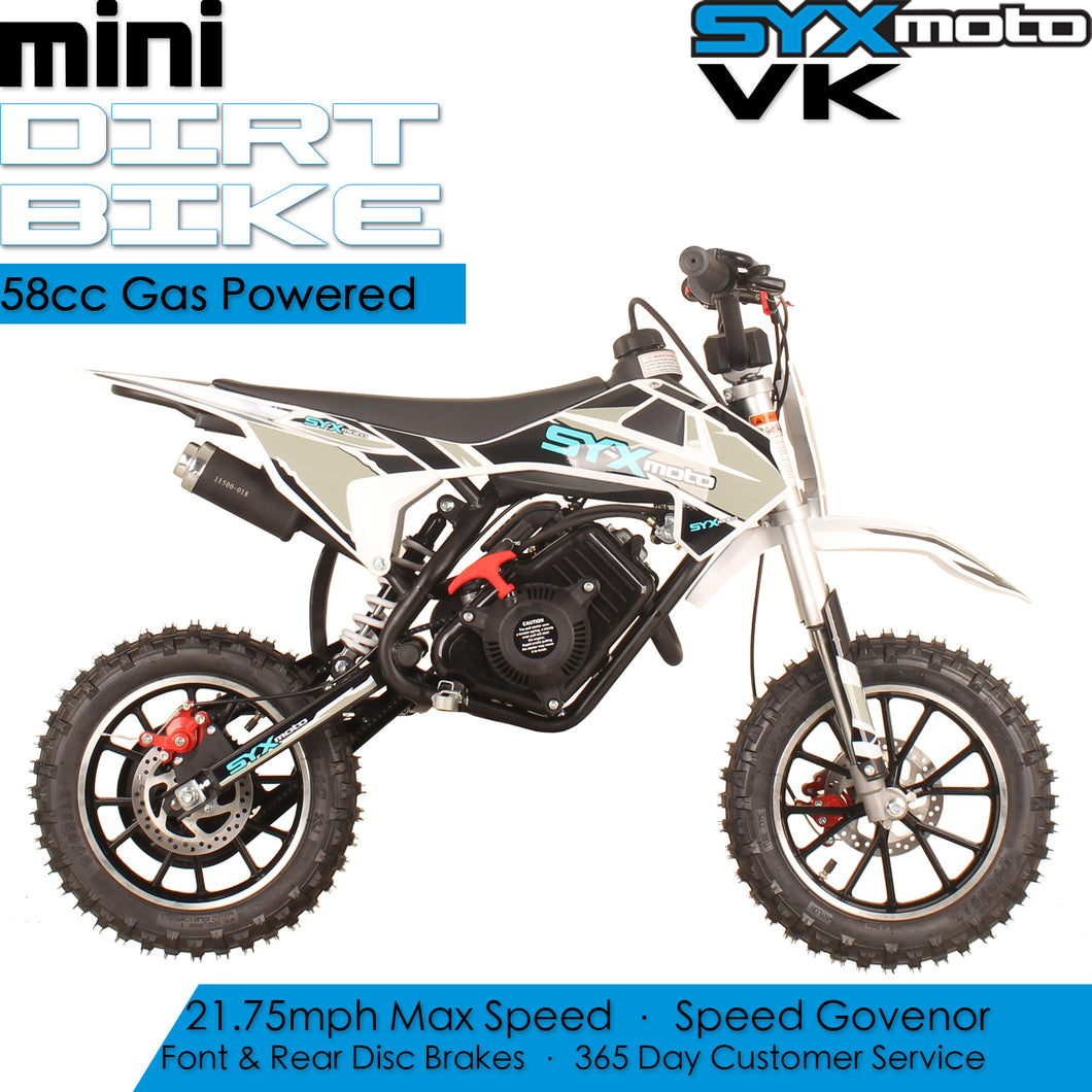 SYX MOTO VK 58cc 4 Stroke Pull Start Mini Dirt Bike